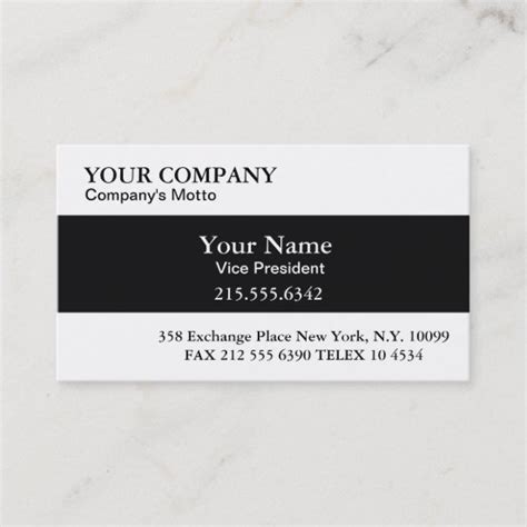 vice president on business cards